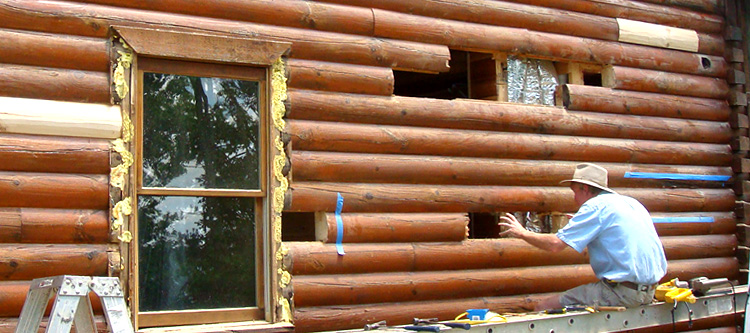 Log Home Repair Harlem Springs, Ohio