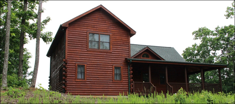 Professional Log Home Borate Application  Carroll County, Ohio
